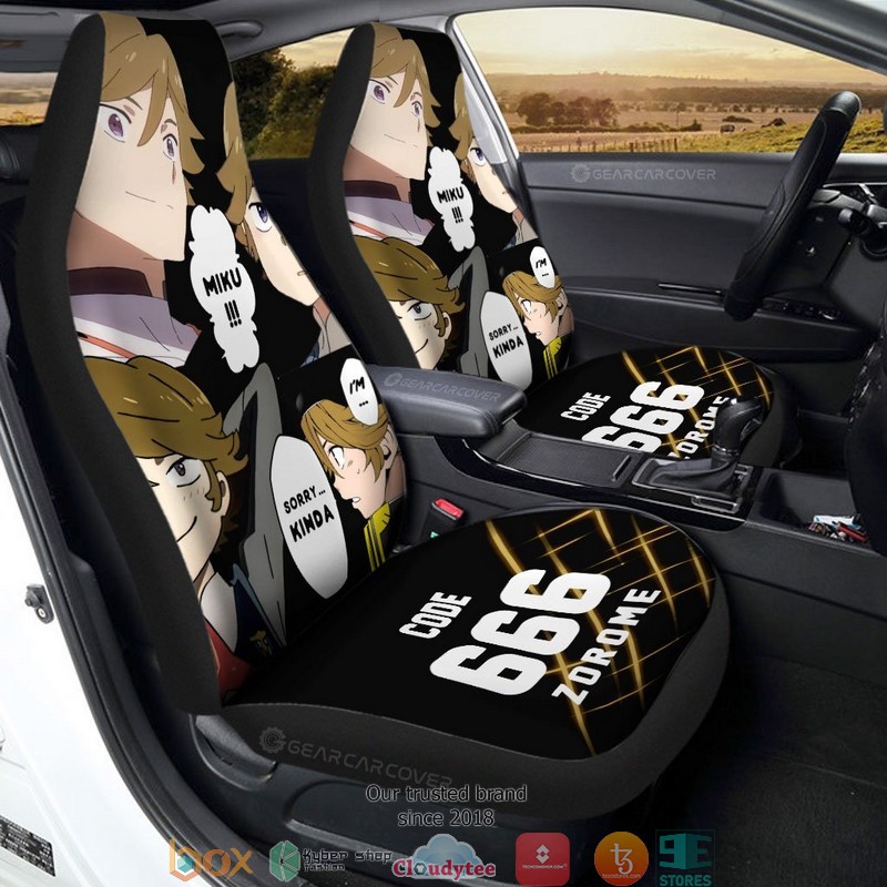 Code_666_Zorome_DARLING_In_The_FRANXX_Anime_Car_Seat_Cover