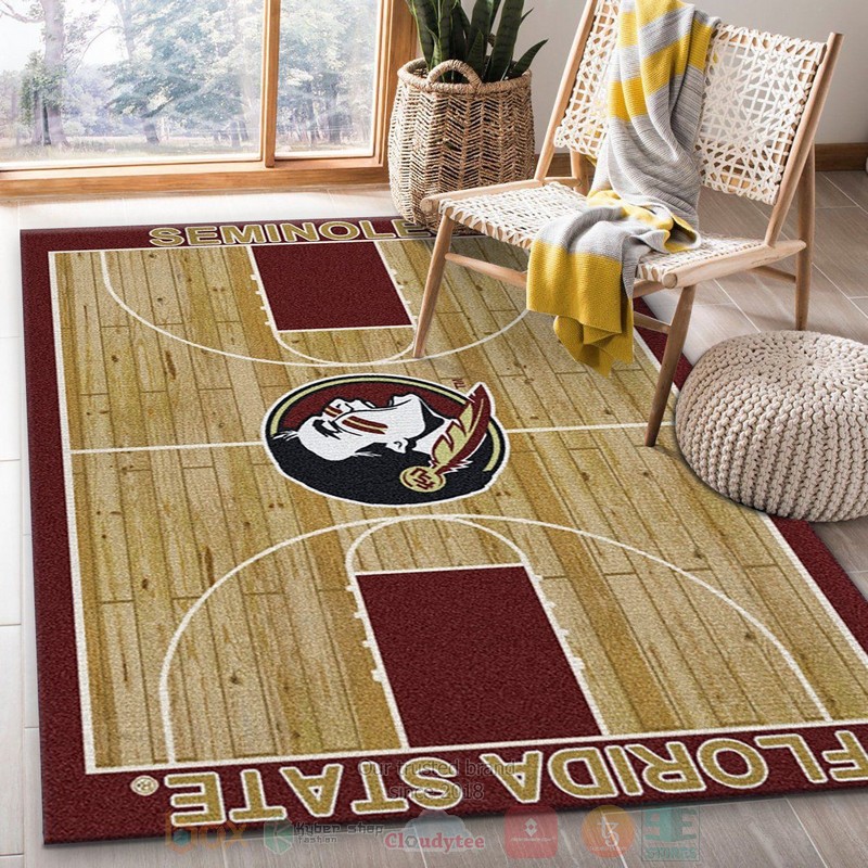 College_Home_Court_Florida_State_Basketball_Team_Logo_Area_Rugs_1
