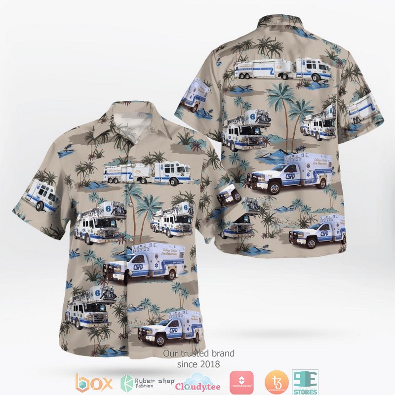 College_Station_Fire_Department_Hawaii_3D_Shirt