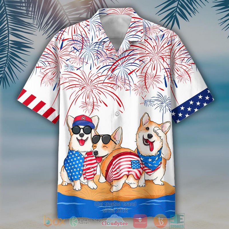 Corgi_Independence_Day_Is_Coming_Hawaiian_Shirt_Shorts