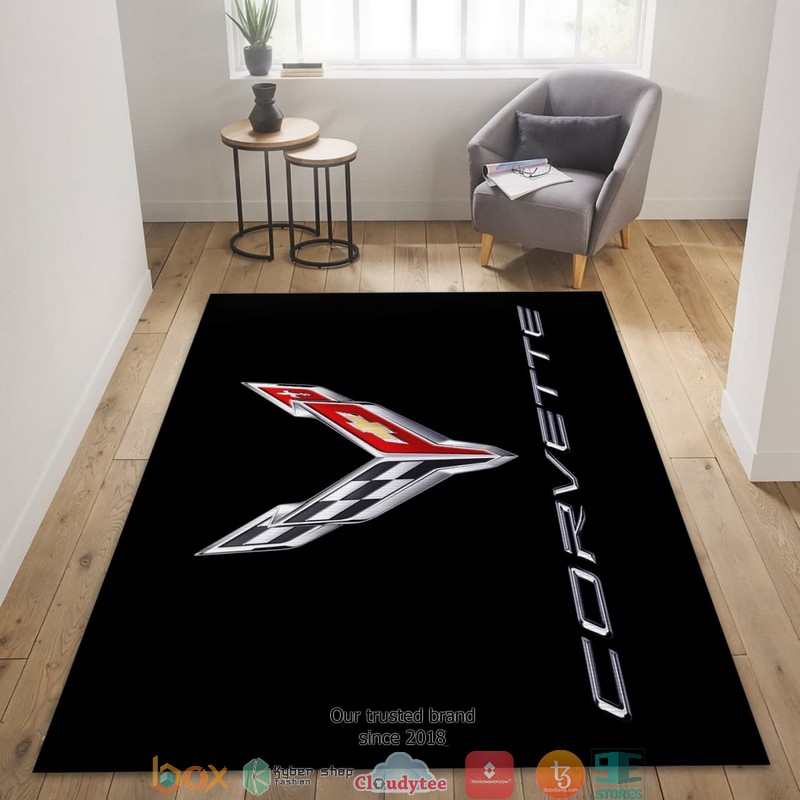 Corvette_C8_Logo_SupercarLocal_Brands_Rug_Carpet