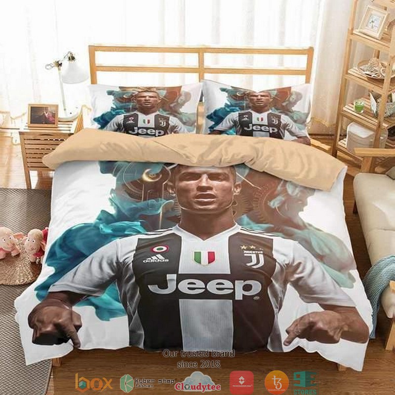 Cr7_Juventus_Fc_Duvet_Cover_Bedroom_Set