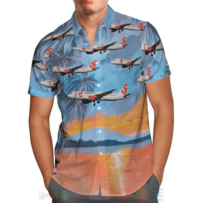 Czech_Airlines_Hawaiian_Shirt_Hawaiian_Shirt_1