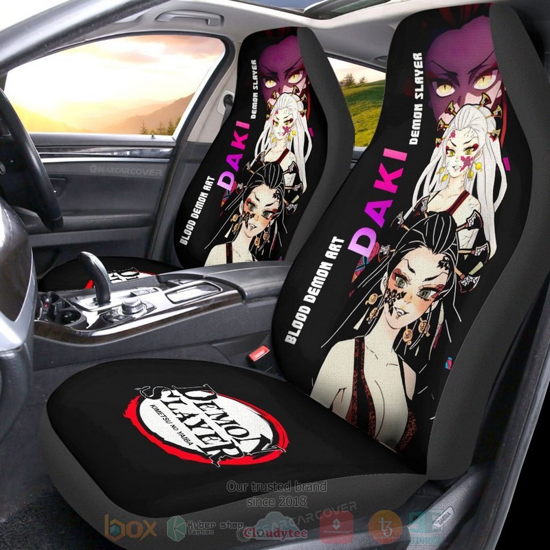 Daki_Demon_Slayer_Anime_Car_Seat_Cover_1