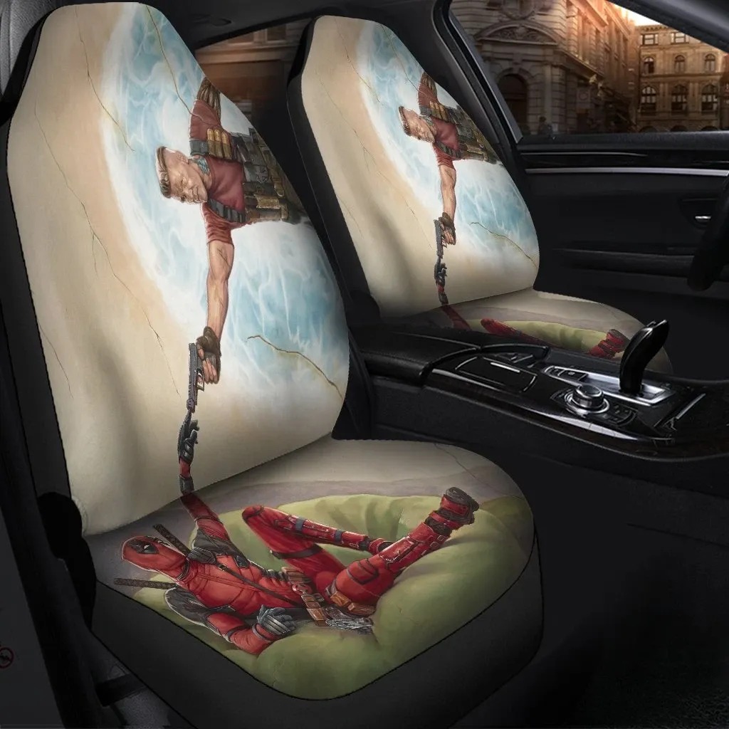 Deadpool-Cable-Funny-Car-Seat-Covers