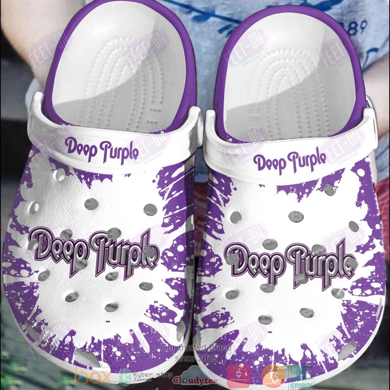 Deep_Purple_band_Crocband_Clogs