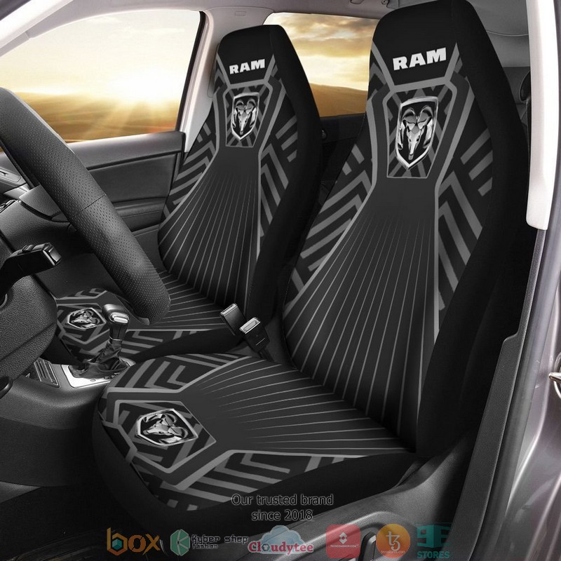 Dodge_Ram_Truck_logo_Grey_Car_Seat_Covers