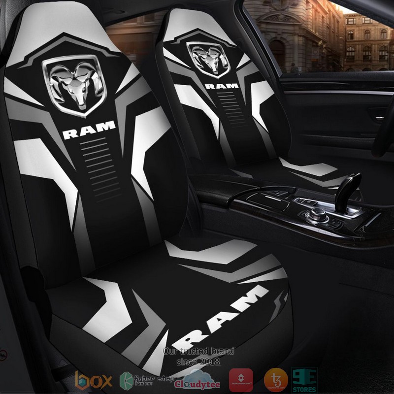 Dodge_Ram_Truck_logo_white_grey_Car_Seat_Covers_1