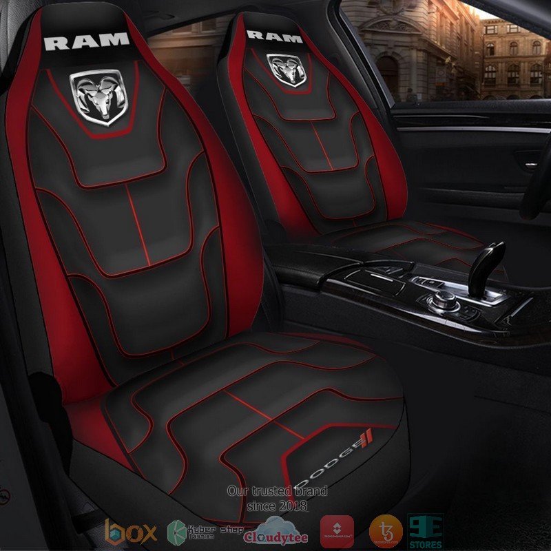 Dodge_Ram_logo_Black_red_Car_Seat_Covers_1