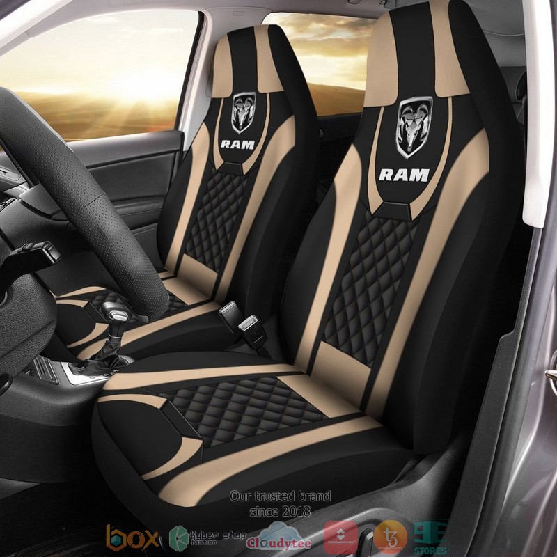 Dodge_Ram_logo_Iced_Coffee_Car_Seat_Covers