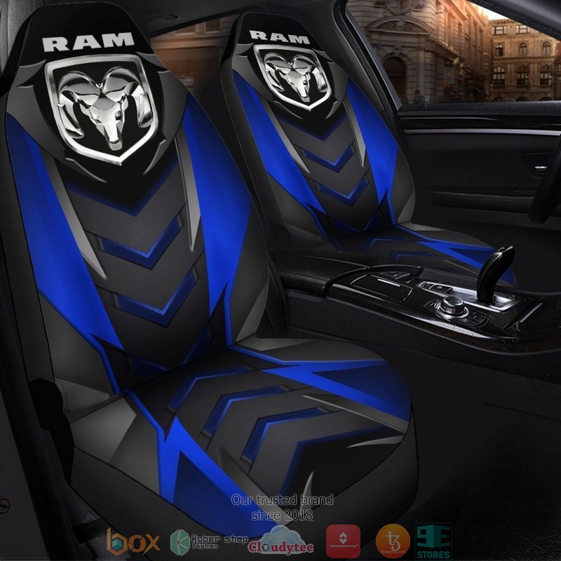 Dodge_Ram_logo_black_blue_Car_Seat_Covers_1