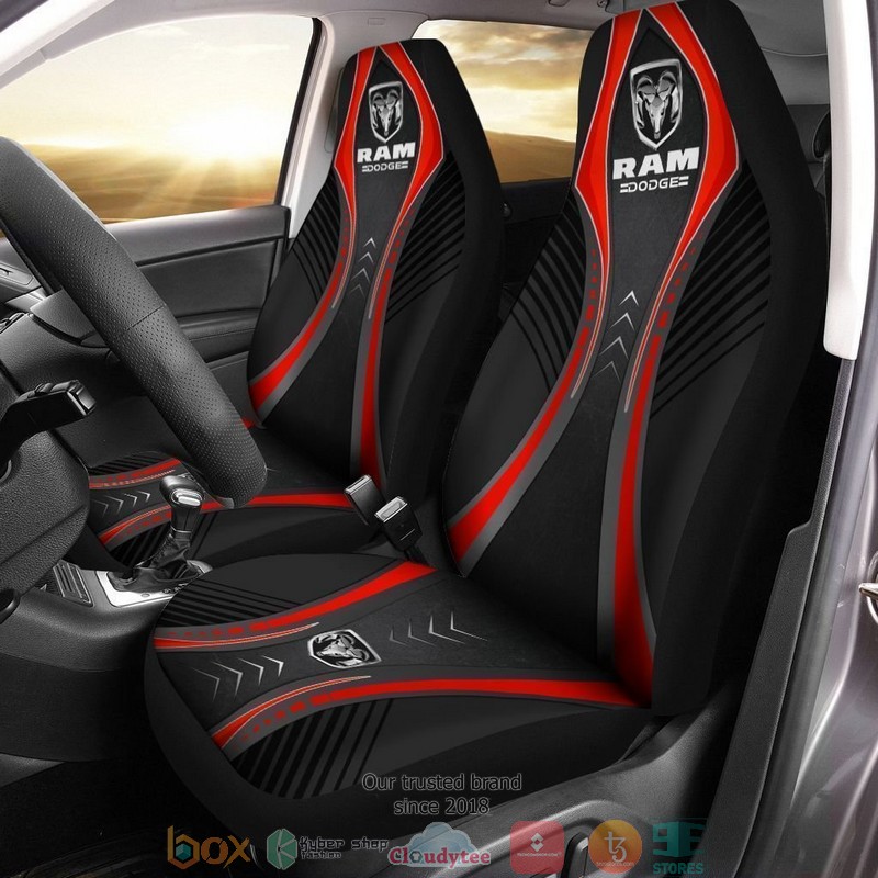 Dodge_Ram_logo_red_black_Car_Seat_Covers