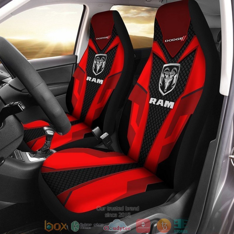 Dodge_Ram_red_black_Car_Seat_Covers