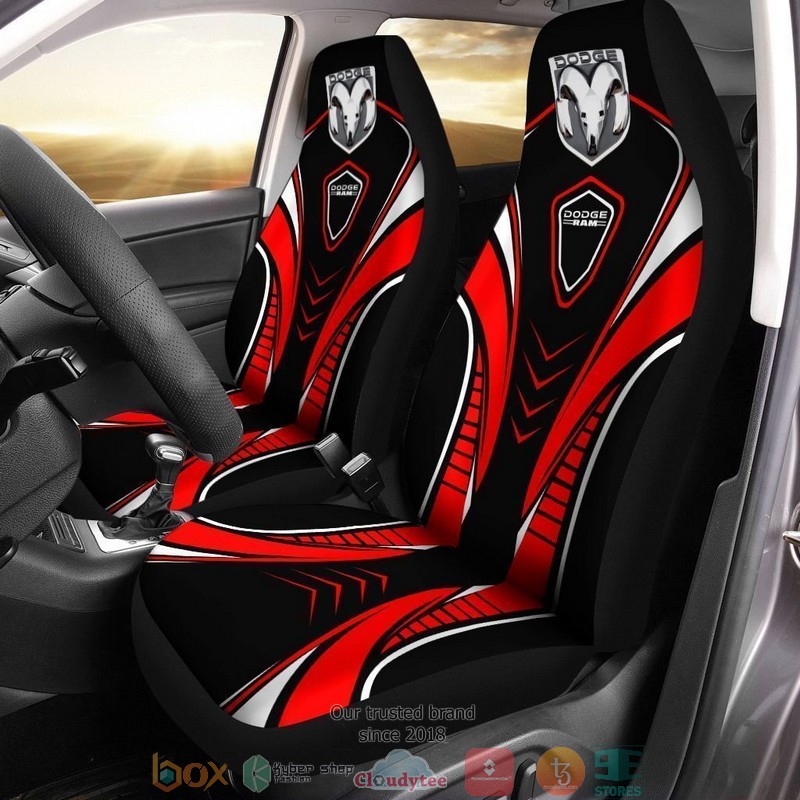 Dodge_Ram_red_black_logo_Car_Seat_Covers