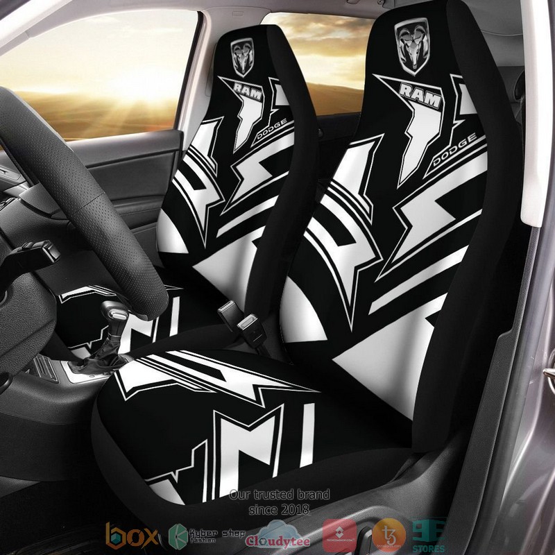 Dodge_Ram_white_black_Car_Seat_Covers