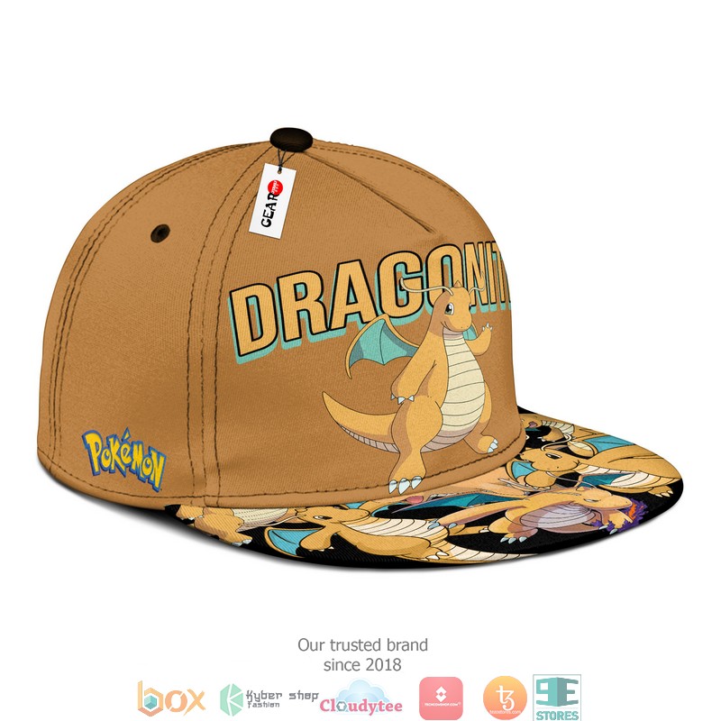 Dragonite_Pokemon_Anime_Gift_For_Otaku_Snapback_hat_1