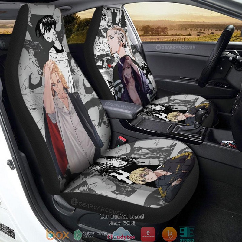 Draken_And_Mikey_Tokyo_Revengers_Anime_Car_Seat_Cover