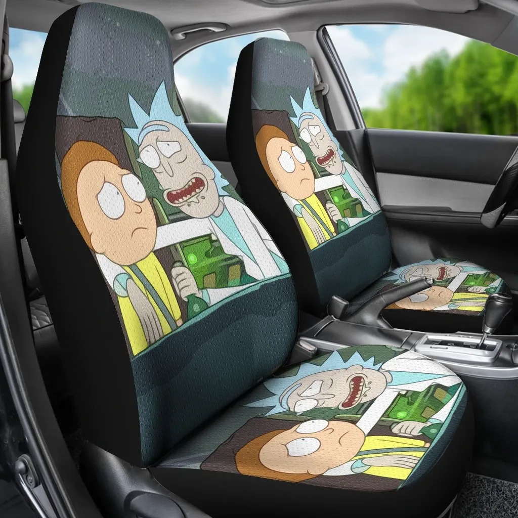 Drunk-Rick-and-Morty-Cartoon-Car-Seat-Covers-2