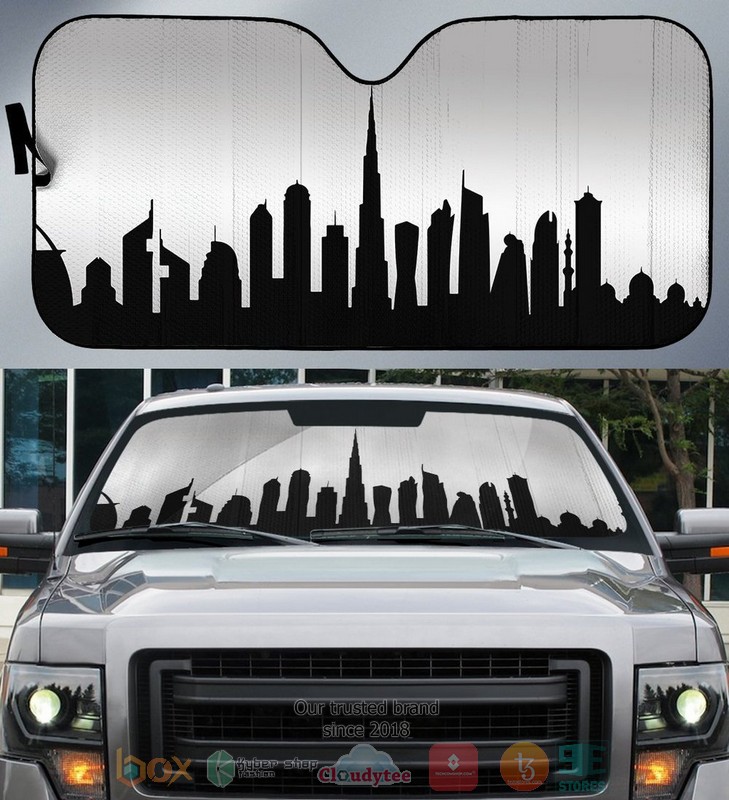 Dubai_Skyline_Car_Sunshade
