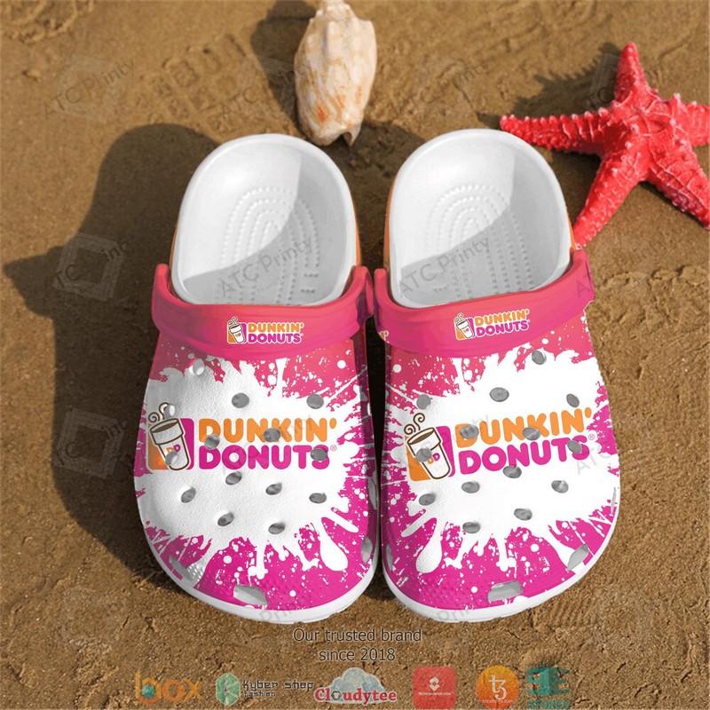 Dunkin_Donuts_Pink_Crocband_Clogs