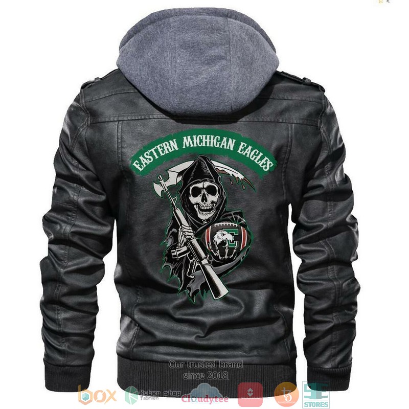 Eastern_Michigan_Eagles_NCAA_Football_Sons_Of_Anarchy_Black_Leather_Jacket