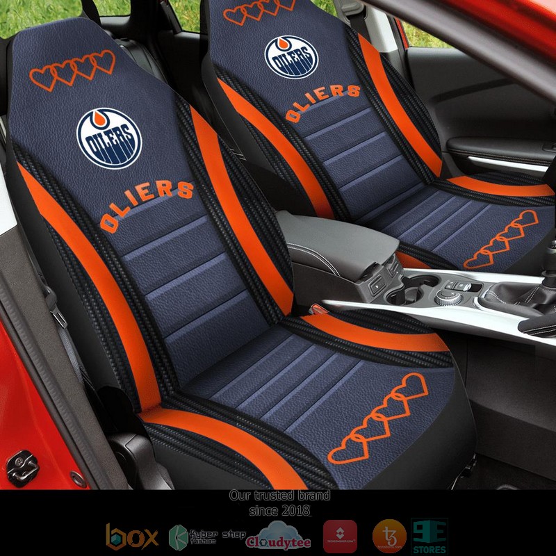 Edmonton_Oilers_orange_heart_navy_Car_Seat_Covers