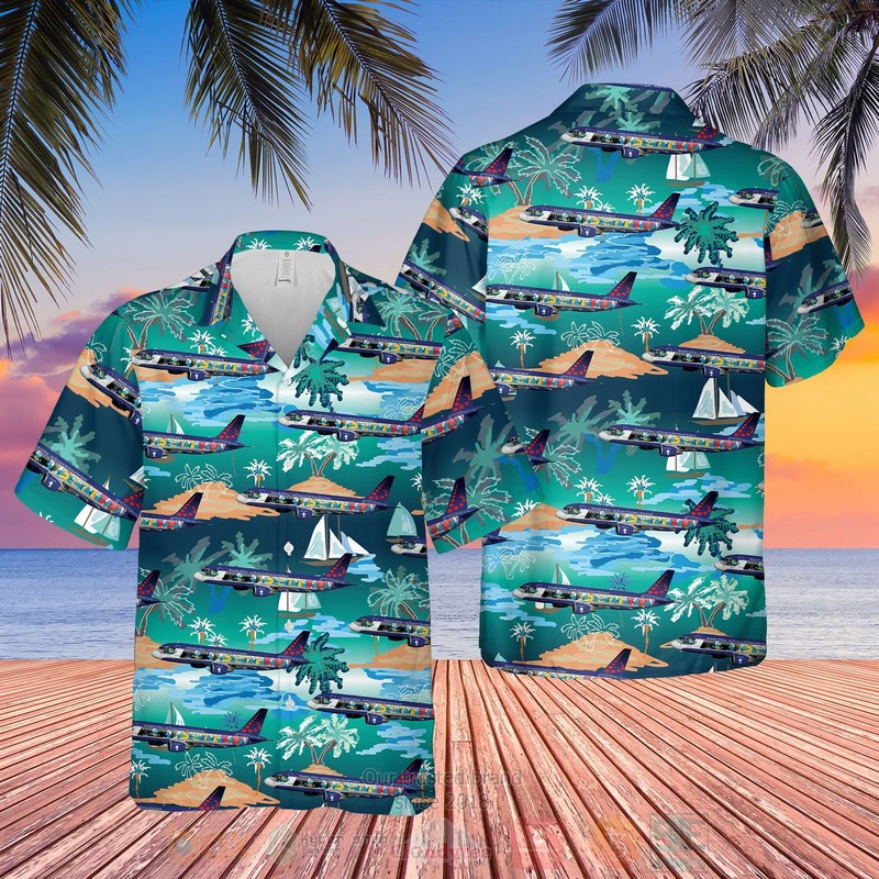 Brussels_airlines_Airbus_A320_The_Smurfs_Hawaiian_Shirt