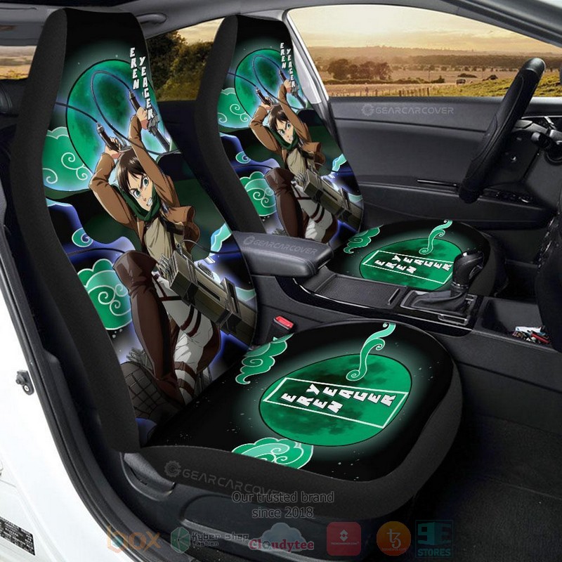Eren_Yeager_Attack_On_Titan_Green_Anime_Car_Seat_Cover