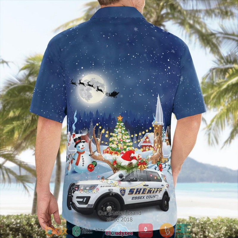 Essex_County_NJ_Sheriff_Ford_Police_Interceptor_Utility_K-9_Bomb_Unit_09_Christmas_Hawaii_3D_Shirt_1
