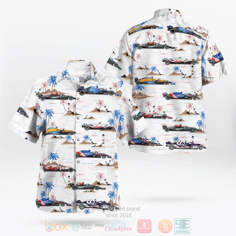 F1_Formula_One_Teams_2021_Hawaiian_Shirt