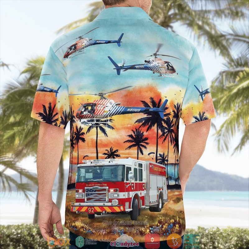 Flagler_County_Fire_Rescue_Vehicles_Hawaii_3D_Shirt_1