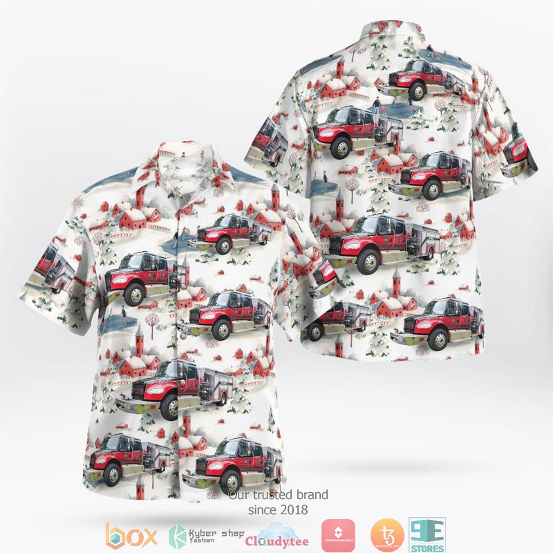 Florida_Bay_County_Fire_Services_Rescue_Truck_Christmas_Hawaii_3D_Shirt