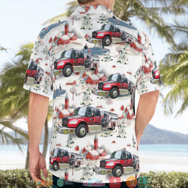 Florida_Bay_County_Fire_Services_Rescue_Truck_Christmas_Hawaii_3D_Shirt_1