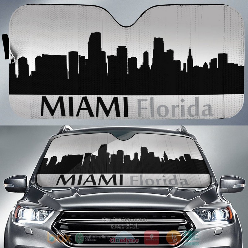 Florida_Miami_Skyline_Car_Sunshade