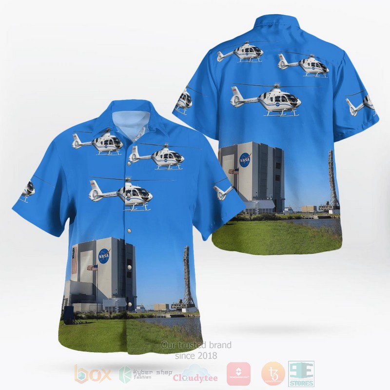 Florida_NASA_Kennedy_Space_Center_Airbus_H135_Helicopters_Hawaiian_Shirt