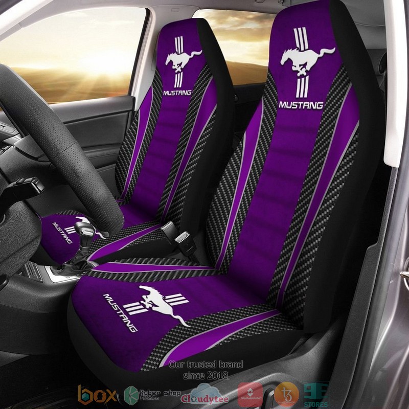 Ford_Mustang_purple_Car_Seat_Cover