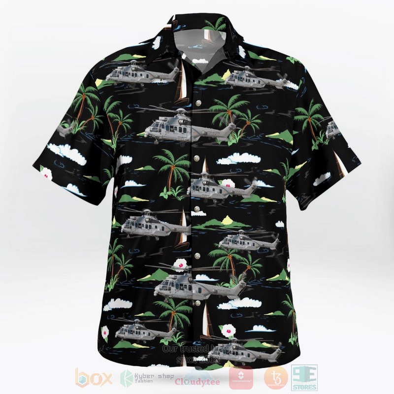 French_Army_Eurocopter_EC725_Caracal_Hawaiian_Shirt_1