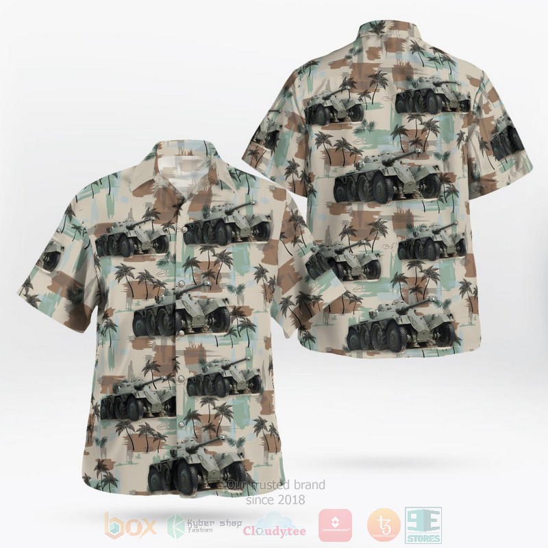 French_Army_Panhard_EBR_Hawaiian_Shirt