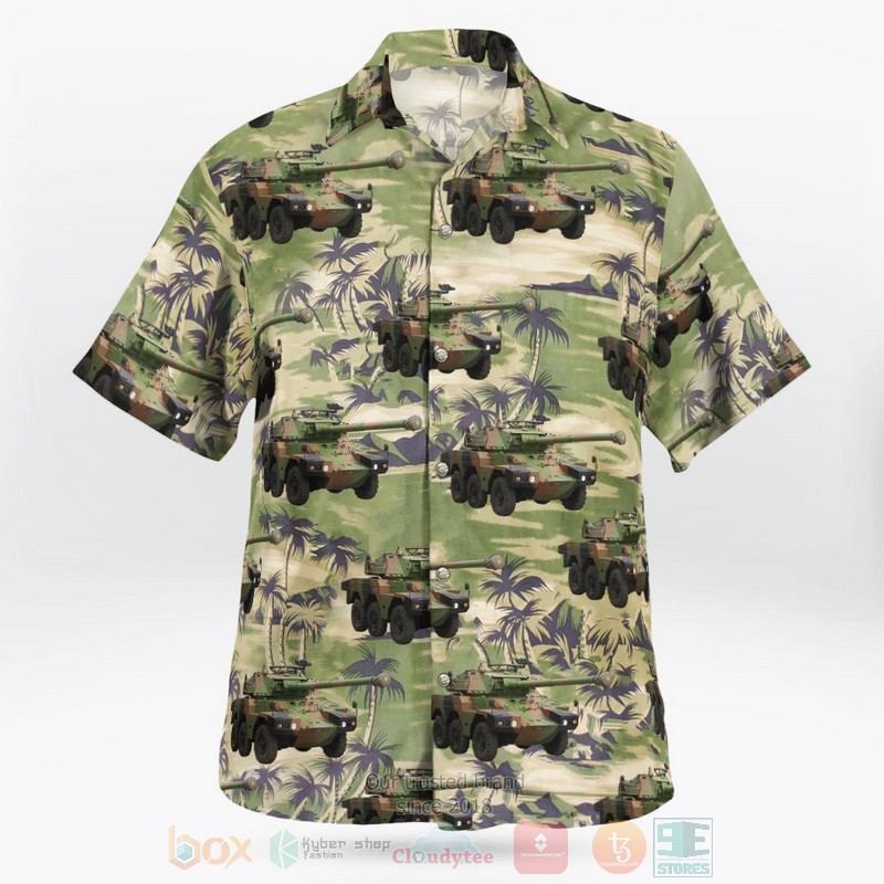 French_Army_Panhard_ERC-90_Sagaie_Hawaiian_Shirt_1