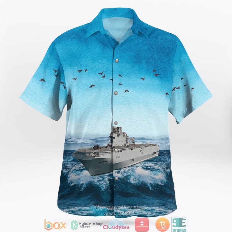 French_Navy_Dixmude_L9015_3D_Hawaii_Shirt_1