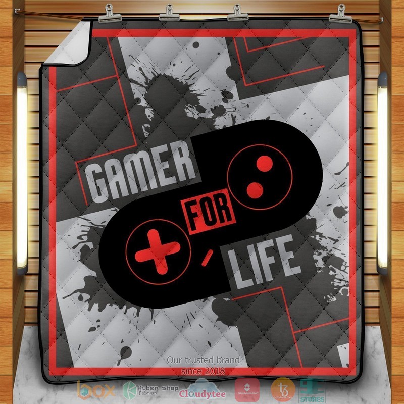 Gamer_for_Life_Quilt_Blanket
