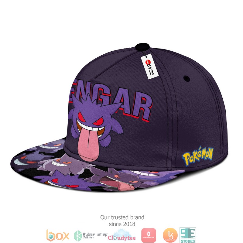 Gengar_Pokemon_Anime_Gift_For_Otaku_Snapback_hat_1