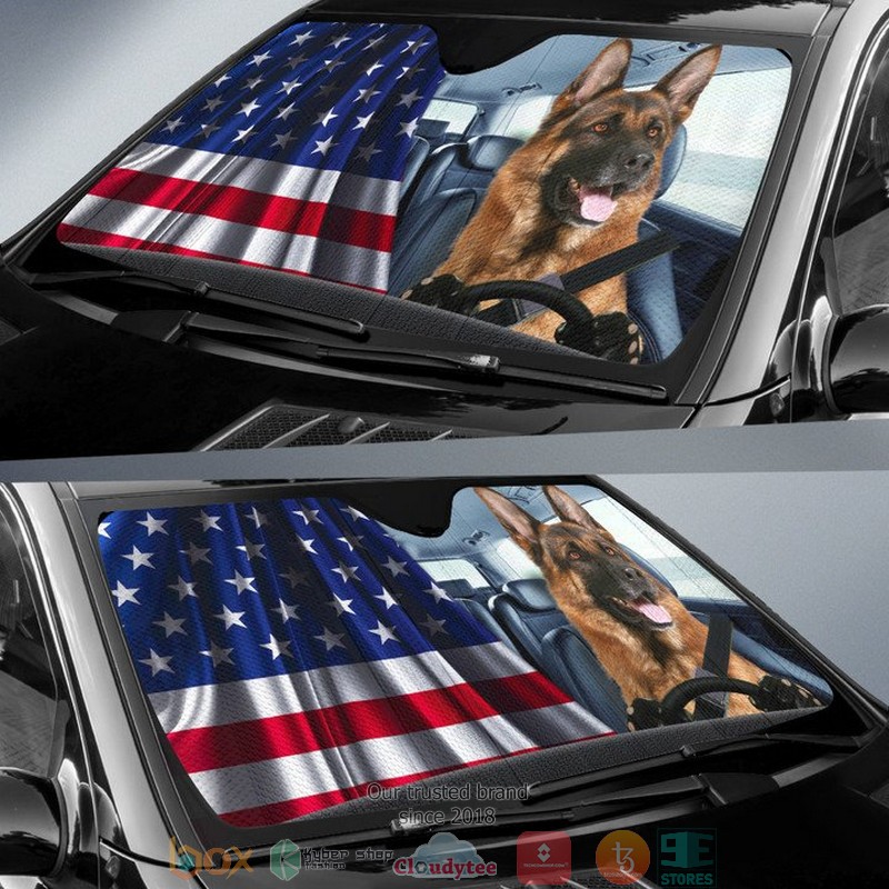 German_Shepherd_Dog_And_American_Flag_Independent_Day_Car_Sunshade_1