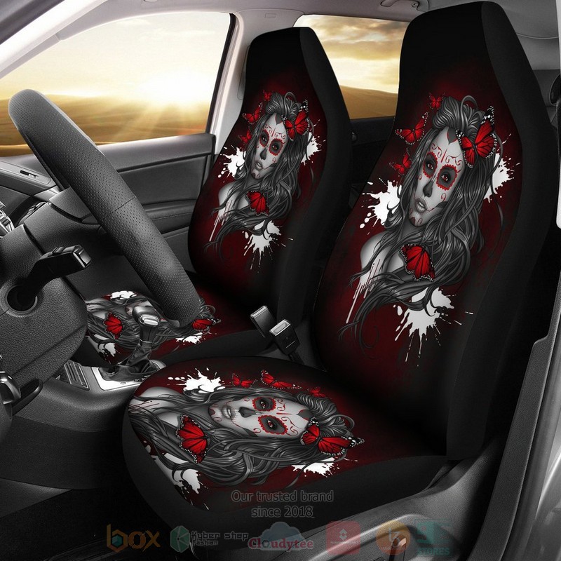 Girl_With_Butterfly_Pattern_Car_Seat_Cover