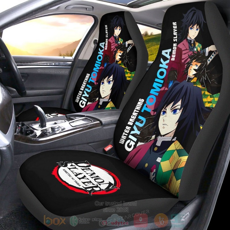 Giyu_Tomioka_Demon_Slayer_Anime_Car_Seat_Cover_1