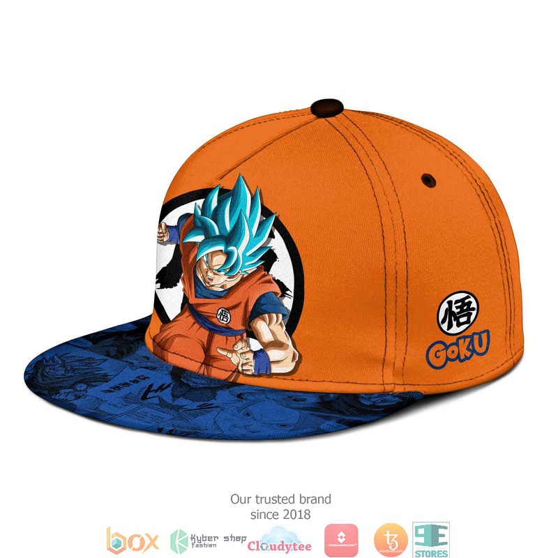 Goku_Blue_Anime_Dragon_Ball_Snapback_hat_1