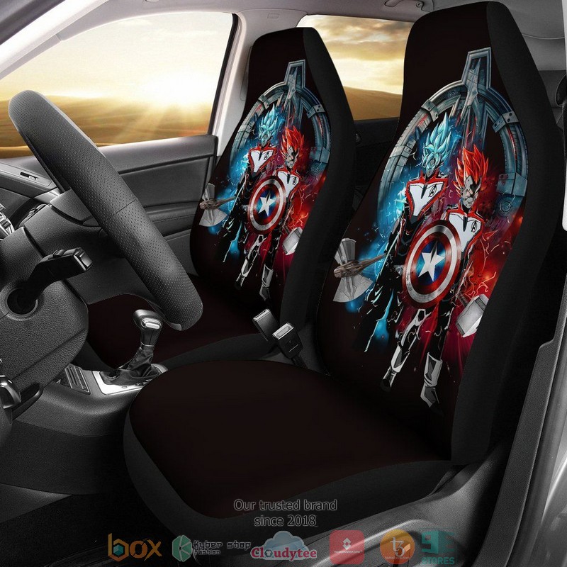 Goku_Vegeta_Avengers_Thor_Captain_Car_Seat_Covers