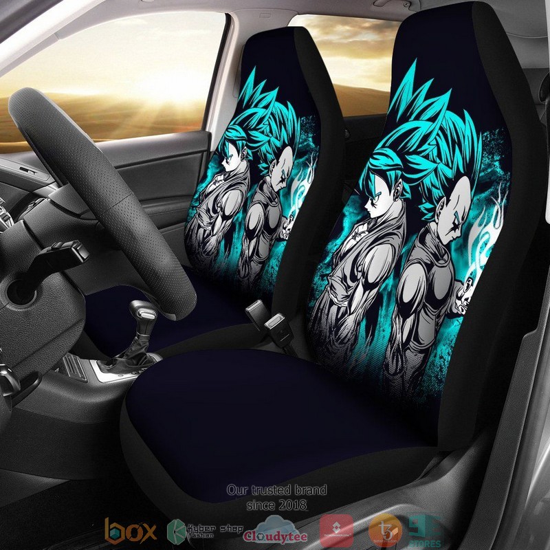 Goku_Vegeta_Blue_Dragon_Ball_Cyan_Anime_Car_Seat_Covers