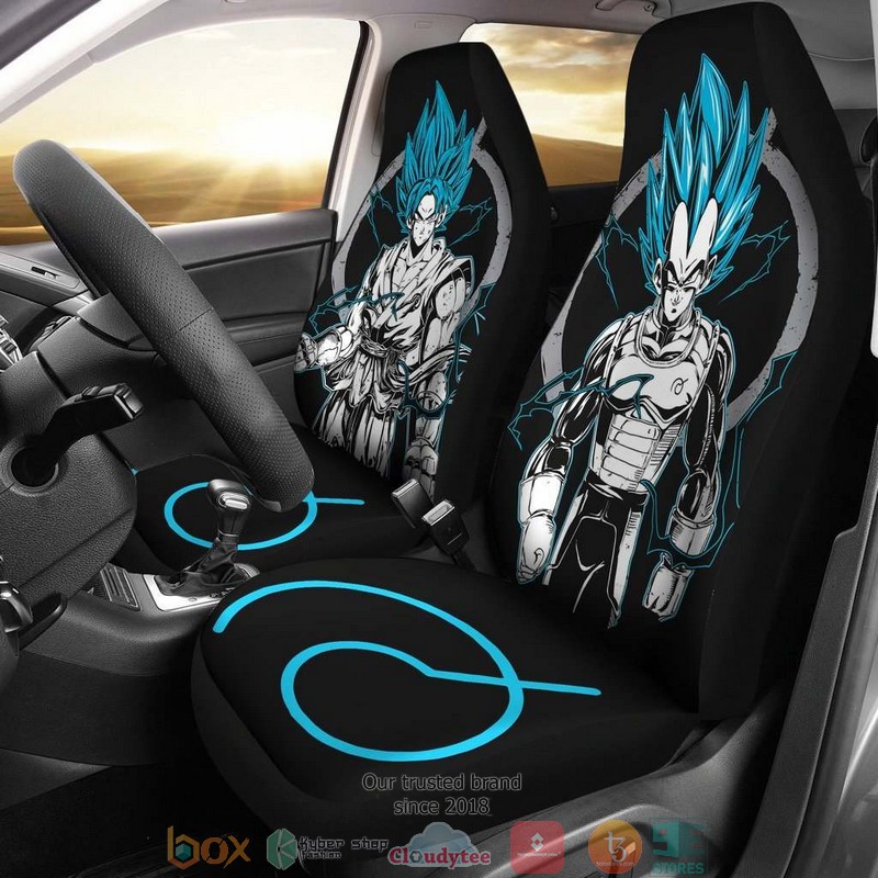Goku_Vegeta_Blue_Dragon_Ball_Cyan_Car_Seat_Covers