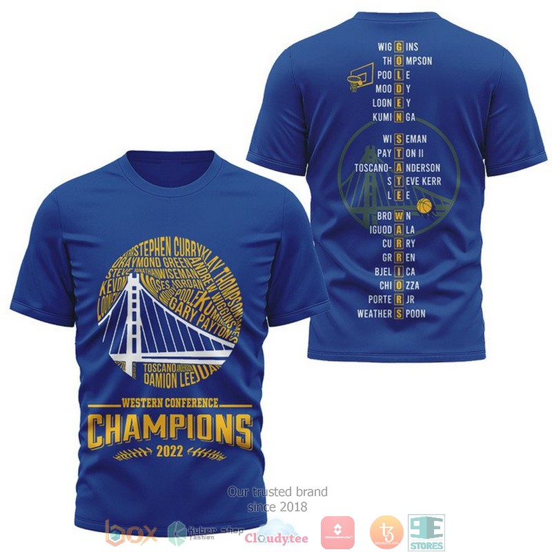 Golden_State_Warriors_Western_Conference_Champions_2022_3D_shirt_Hoodie